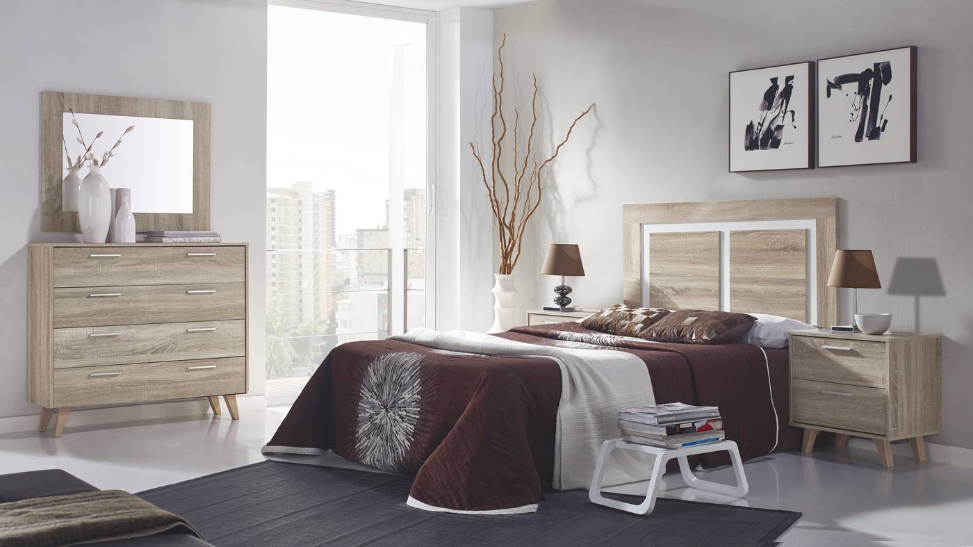 Dormitorio de matrimonio color cambrian o blanco, posiblidad de  combinar con blanco o cambrian